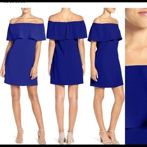 Charles Henry off the shoulder dress